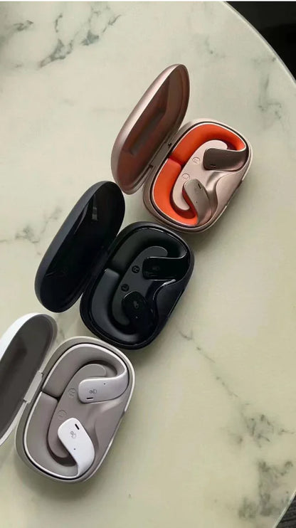 True Wireless Stereo (TWS) Bone Conduction Bluetooth Headphones – Open Ear with Noise Reduction, Sport and Water Resistant