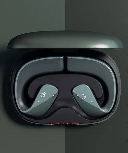 True Wireless Stereo (TWS) Bone Conduction Bluetooth Headphones – Open Ear with Noise Reduction, Sport and Water Resistant