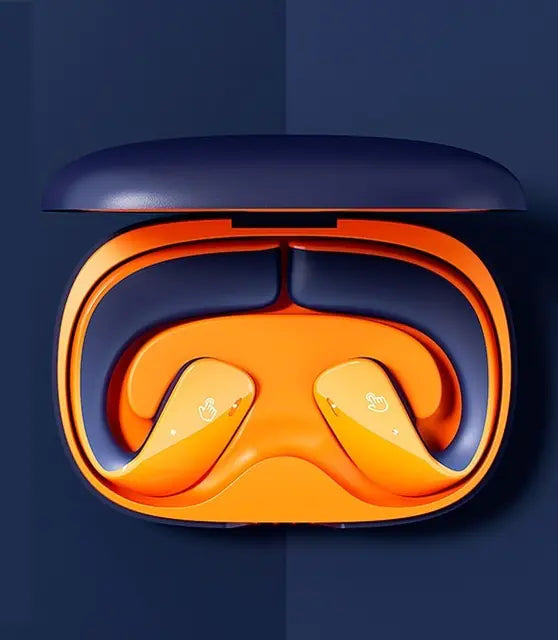 True Wireless Stereo (TWS) Bone Conduction Bluetooth Headphones – Open Ear with Noise Reduction, Sport and Water Resistant