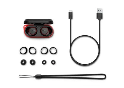 PHILIPS GO A7507 Wireless Sports Headphones with Noise Canceling Pro (ANC) Bluetooth Multipoint and Bone Conduction Microphones for Crystal-Clear Calls Black