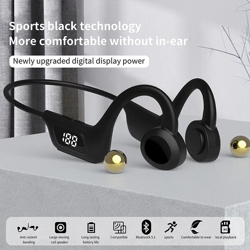 X18 Bluetooth Bone Conduction Ear-Mounted Headset