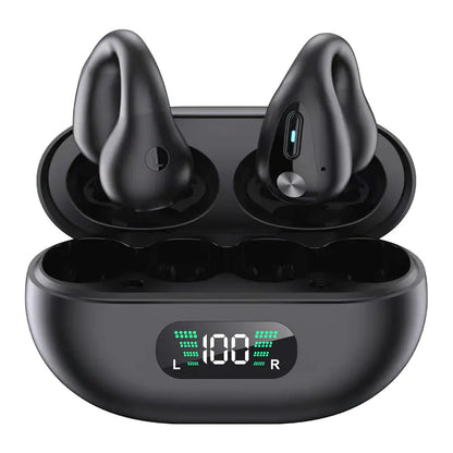 New TWS Bone Conduction Bluetooth Earbuds with Display